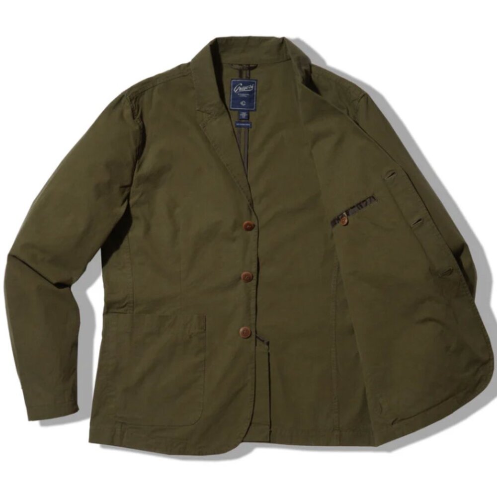 NWT Mercer Cotton Blazer - Dark Olive XL